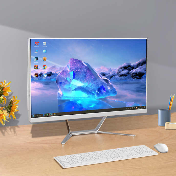 23.8" LED AIO PC Core I3 I5 I7 AIO Monoblock Business Gaming Barebone ...