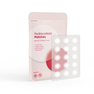 Paquete de parches para espinillas y acné hidrocoloide vegano 100%, 12mm, biselado, 15 puntos, calidad superlativa, mejor precio, producto de exportador líder - Product Image 1