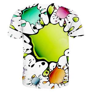 เสื้อยืดแขนสั้นแบบสวมหัวของผู้ชายเสื้อยืดพิมพ์ซับลิเมชันทำจากผ้าฝ้ายเส้นใยไม้ไผ่ - Product Image 2