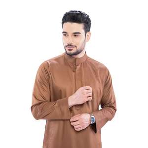 Thobe émirati de luxe, Kandura traditionnelle arabe, vêtement élégant pour homme, Jubba douce et respirante, tenue islamique moderne - Product Image 3