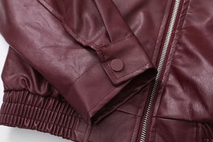 Mujeres 2025 otoño nueva moda chaqueta de cuero de manga larga abrigo Casual mujer prendas de vestir exteriores sobrecamisa - Product Image 5