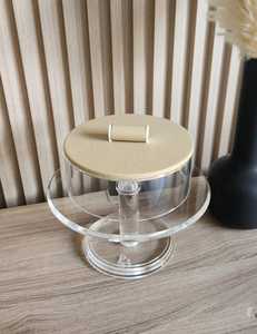 Elegante caja de dulces acrílicos de gama alta con tapa de incrustaciones de concha de nácar, caja de regalo decorativa para recuerdo de boda festivo y árabe - Product Image 4