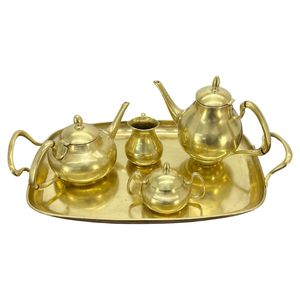 Juego de Teteras al Por Mayor, Tetera con Acabado en Cobre Antiguo para Servir Té y Café - Product Image 5