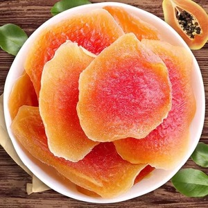Papaye lyophilisée saine et délicieuse papaye douce et sèche en tranches collation aux fruits tropiques prix de gros - Product Image 1