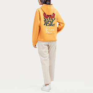 เสื้อสเวตเตอร์คลุมเข่าไหล่ปล่อยปกติลำลองของผู้หญิงชุดถักระบายอากาศแบบสั้นรูปแบบสีพื้น - Product Image 6