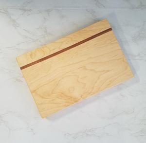 Tabla de Cortar Rectangular de Madera de Acacia, Hecha a Mano, Resistente, Apta para Lavavajillas, 1.2 cm de Grosor, para Uso en la Cocina, para Cortar Verduras y Frutas - Product Image 1