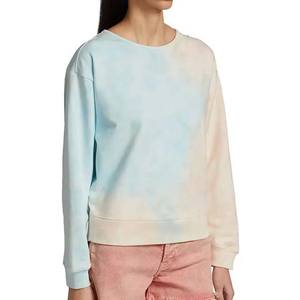 เสื้อสเวตเชิ้ตผ้าฝ้าย100% เบาระบายอากาศได้ดีสีพื้นสำหรับผู้หญิงเสื้อสเวตเชิ้ตลำลองสำหรับฤดูใบไม้ผลิ/ฤดูร้อน - Product Image 5