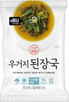 [Edeli] Soupe instantanée coréenne au chou et au soja fermenté, à base de légumes, pour un repas réconfortant, en boîte, pour adultes