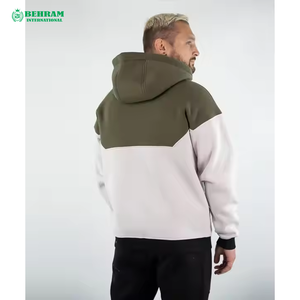2026 New Style Unisex Zipper-Up Hoodies 100% Cotton Breathable Quick Dry Winter for OEM Custom Lightweight <b>Sweatshirts</b> - Product Image 5