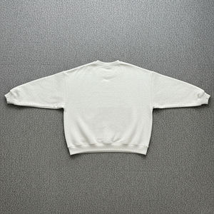 Sudadera de Invierno de Color Sólido para Hombre, Venta Caliente OEM/ODM, Sudadera con Cuello Redondo y Logotipo Bordado Personalizado - Product Image 5