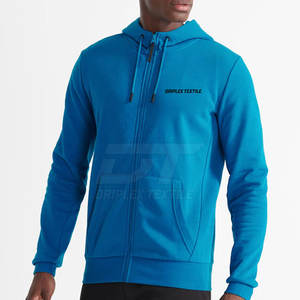 Style unique respirant hommes fermeture éclair sweats à capuche Offre Spéciale nouveauté basiques coton mélangé fermeture éclair sweats à capuche pour hommes - Product Image 1