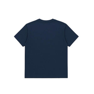 T-shirt bleu marine coupe ajustée pour hommes, t-shirt extensible coupe musclée pour les entraînements de gymnastique et les vêtements décontractés, t-shirt pour hommes - Product Image 2