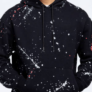 เสื้อมีฮู้ดแบบสวมหัวทรงปกติสำหรับผู้ชายผ้าคอตต้อน100% พิมพ์หน้าจอได้ตามต้องการแห้งเร็ว - Product Image 4