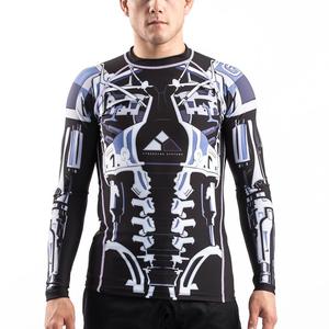 เสื้อแรชการ์ดแบบบีบอัดของผู้ชายมาใหม่ BJJ grappling rashguard แบบ2026 - Product Image 6