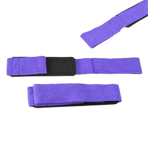 Correas de levantamiento de pesas de entrenamiento de gimnasia con logotipo personalizado al por mayor correa de levantamiento de pesas de color sólido personalizada de primera calidad OEM - Product Image 6