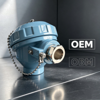 Sonde de thermocouple en aluminium moulé sous pression TDCAST KNA, type K, IP65, avec revêtement en poudre, surface personnalisée, OEM, OBM, pour applications industrielles de mesure de température
