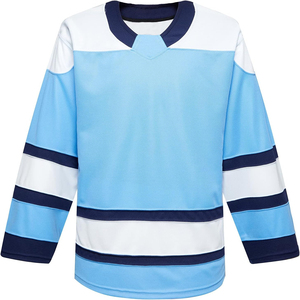 Vente en gros de maillots de l'équipe professionnelle OEM sublimation personnalisée en polyester durable séchage rapide de haute qualité maillots de hockey sur glace de qualité supérieure - Product Image 2
