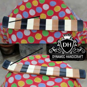 Quemador de incrustaciones de nácar bohemio Premium hecho a mano regalo de relajación y bienestar - Product Image 4