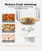 Distributeur automatique intelligent pour animaux de compagnie OEM 4L ABS, grand distributeur avec minuterie, Wifi, application Tuya, fournitures pour animaux de compagnie