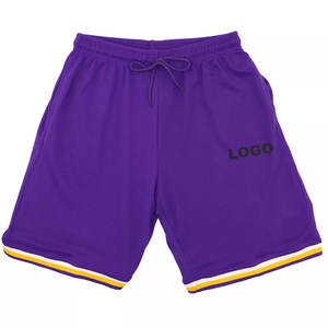 Shorts de survêtement en polyester/coton 100% pour hommes, vêtements décontractés, pantalons de fitness et de gym à la mode pour hommes - Product Image 3