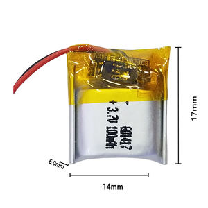 컴팩트 스마트 501025 <span class=keywords><strong>302025</strong></span> 302030 401525 651417 651520 위한 601417 <span class=keywords><strong>3.7V</strong></span> 100mAh 경량 충전식 리튬 폴리머 배터리 - Product Image 2