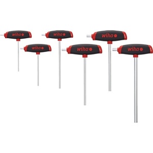 Jeu de clés hexagonales WIHA 364DSK6-01, 6 pièces, 2,5-8 mm, avec embout latéral, dans une boîte en carton - Product Image 1