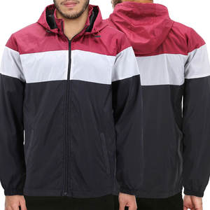2025 hommes coupe-vent à capuche en nylon fermeture éclair léger athlétique sport veste de pluie dans un style unique - Product Image 2