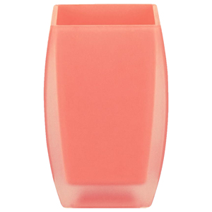 Porte-brosse à dents Spirella « Freddo » en polystyrène rose, 7 x 7 x 10,5 cm - Product Image 1