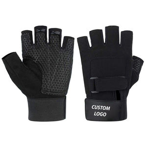 Full Palm Anti-Slip Fitness <b>Training</b> Workout <b>Gloves</b> Leather Gym <b>Weight</b> Lifting <b>Gloves</b> - Product Image 1