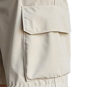 <b>Mens</b> 100% Cotton Cargo <b>Bermuda</b> <b>Shorts</b> XL Elastic Drawstring Waist Multiple Pocket Casual Summer Outdoor Lightweight Quick Dry - Product Image 4