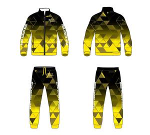 Survêtement à capuche unisexe pour enfants, 100% coton, fermeture à cordon, doublure en polaire, poches latérales, longueur complète, hiver - Product Image 3