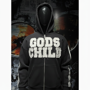 Nuevo Chándal de Forro Polar para Hombre 2026, Chándal Deportivo Personalizado de Alta Calidad con Capucha, Cremallera, Lavado Ácido, Bordado Desgastado - Product Image 6