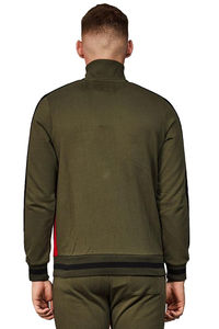 Ensemble de survêtement pour homme personnalisé, 100% coton, hiver, chaud, polaire technique, jogging, avec logo de football, motif uni, pour impression en relief, pour le sport - Product Image 4