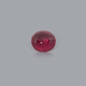 Rubis naturel 10 carats, taille émeraude ovale, rouge brun, pierre précieuse facettée pour bijoux, créé en laboratoire, traité thermiquement, 8mm 6mm - Product Image 2