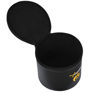 31e degré Scottish Rite Crown Cap Case Cuir noir et or OEM Service bas quantité minimale de commande Fez Cape Case - Product Image 4