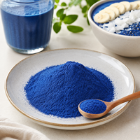 Poudre de Phycocyanine E6 de Spiruline Bleue Soluble dans l'Eau, Qualité Alimentaire, Colorant Naturel, OEM ODM, Vente en Gros, Fournisseur d'Usine en Vrac