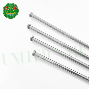 Clous en acier en vrac de fer brillant en acier au carbone de 11.6 "tige lisse galvanisée de clou de Comon pour des meubles de l'usine du Vietnam - Product Image 2
