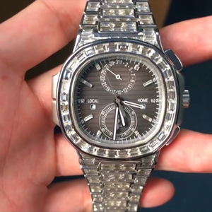 Tendance Entièrement Personnalisé Glacé Diamant Moissanite Montre pour Hommes Hip Hop Diamant Bijoux montre Cadeau - Product Image 2