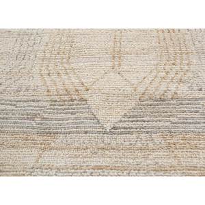 Tapis en laine noués à la main Erbe Ivory, motif géométrique AKWL-1886, style Tabriz, pour la maison, la chambre, le salon, le couloir, pour adolescents - Product Image 3