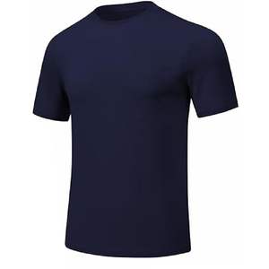 Nueva camiseta activa de alta calidad para hombres Atlético al aire libre Mangas cortas O Cuello Cómodo Top activo con - Product Image 1