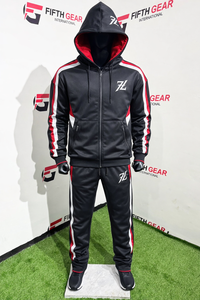 Conjunto Deportivo para Hombre, Chaqueta con Cremallera y Pantalones Deportivos, Traje para Entrenamiento Atlético, Logotipo Personalizado, Fabricante OEM - Product Image 2