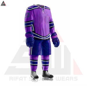 Maillot de Hockey sur glace d'équipe sportive de haute qualité Logo sur mesure maillot de Hockey sur glace coupe ajustée maillot de Hockey sur glace - Product Image 2