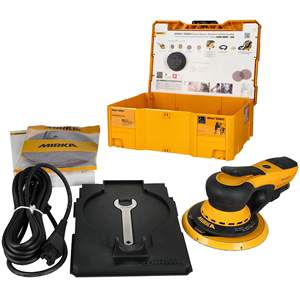 Ponceuse orbitale électrique professionnelle puissante de 6 pouces, 5 mm, sans poussière, avec étui, alimentation pneumatique - Product Image 5