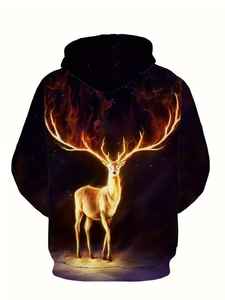 Sudadera con capucha de lana de tamaño 6XL hecha a medida de alta calidad para hombres, logotipo estampado por sublimación de tela gruesa con patrón sólido para invierno - Product Image 2