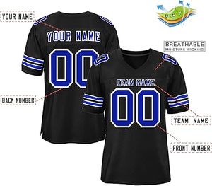 เสื้อฟุตบอลสำหรับเยาวชนชายและหญิงเสื้อเจอร์ซีย์ฟุตบอลออกแบบได้ตามที่ต้องการ - Product Image 4