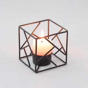 Luxurious Nordic Modern <b>Gold</b> Metal <b>Candle</b> Holder Best Quality Square Shape Candlestick Stand for Home Decoration for Decor - Product Image 3