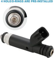Nuevo juego de inyectores de combustible 5L3Z9F593AA para Ford FJ869 2005-2008 Ford 4.2L Motor de código de motor de inyector de 1 orificio