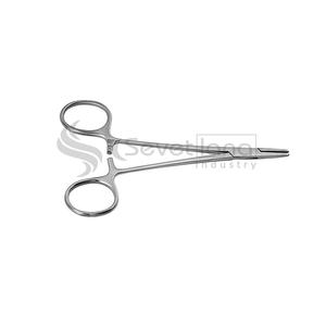 Produits médicaux de qualité allemande Porte-aiguille Halsey en acier inoxydable Pince pour instrument dentaire Manuel certifié CE Haute qualité - Product Image 5