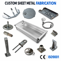 Fabrication sur mesure de tôlerie OEM, support en acier soudé, découpe laser, pliage de métal
