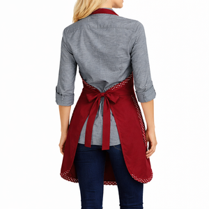 Custom Logo Kitchen Apron Cotton <b>Cooking</b> Canvas Printed Valentine Design Apron for Coffee Shop - Product Image 3